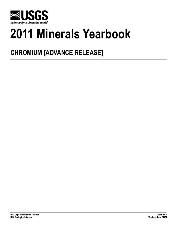 2011 Minerals Yearbook