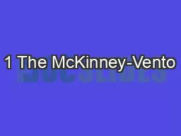 1 The McKinney-Vento