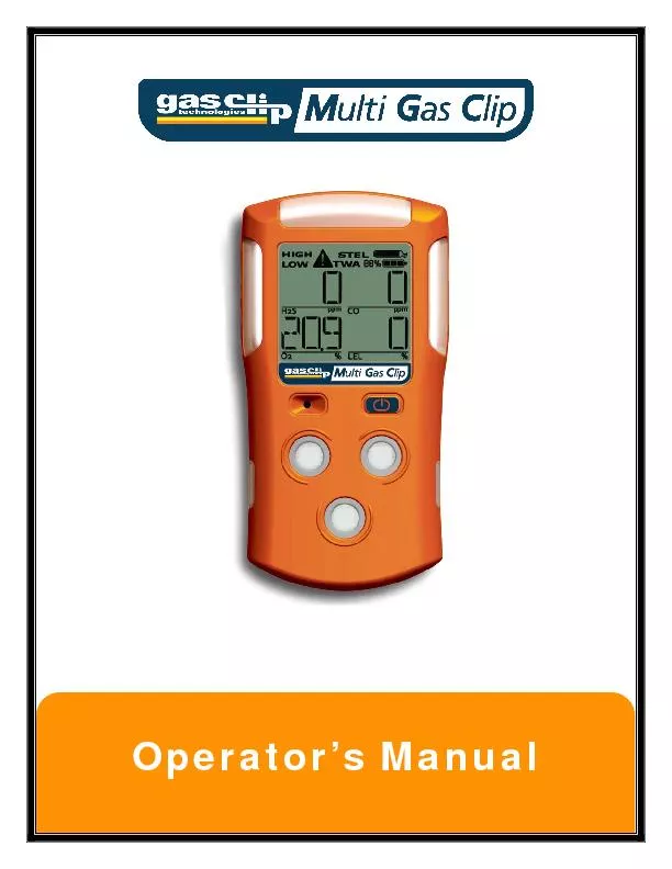 Operator’s Manual