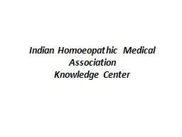 Indian Homoeopathic Medical Association