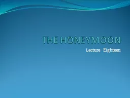 THE HONEYMOON