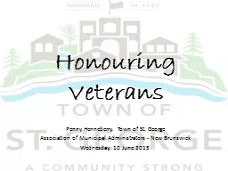 Honouring Veterans