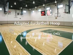 Adapted Basketball Hoop