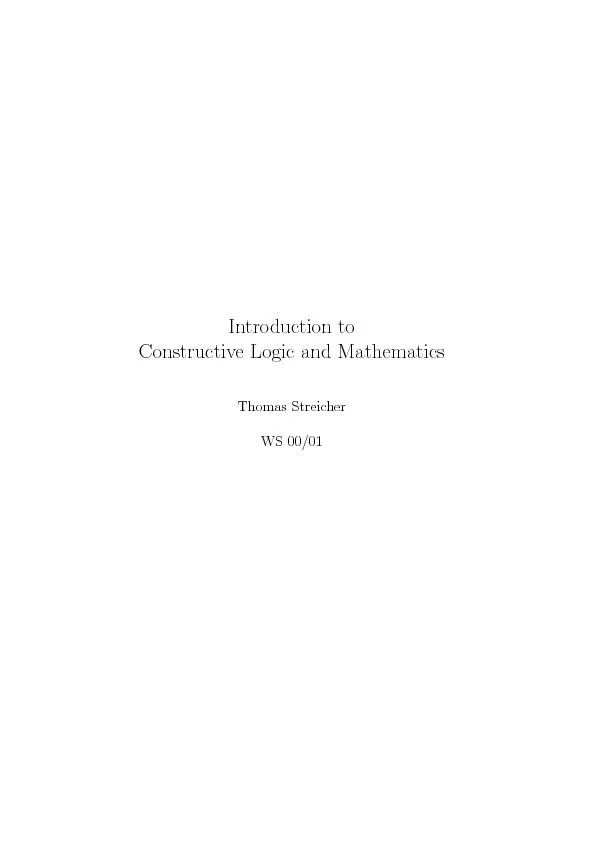 PrerequisitesTheaimofthiscourseistogiveanintroductiontoconstructivelog