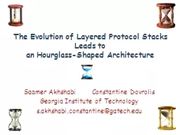 The Evolution of Layered Protocol Stacks