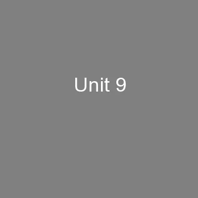 Unit 9