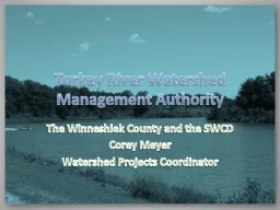 Turkey River Watershed  Management Authority