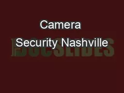 Camera Security Nashville