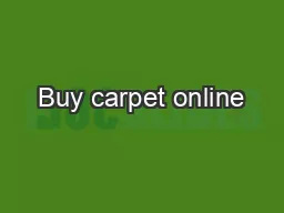 Buy carpet online