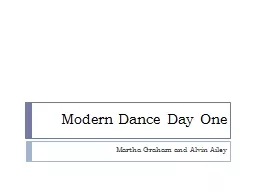 Modern Dance Day One