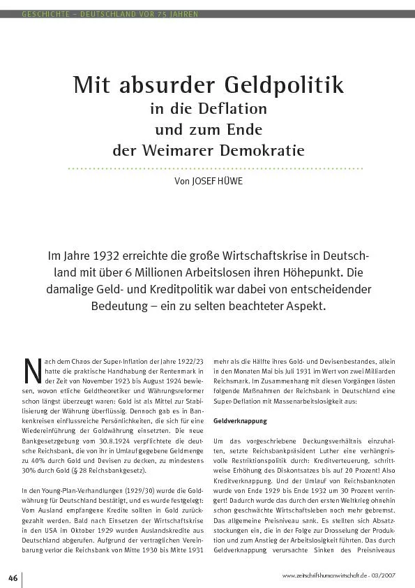 www.zeitschrift-humanwirtschaft.de - 03/2007