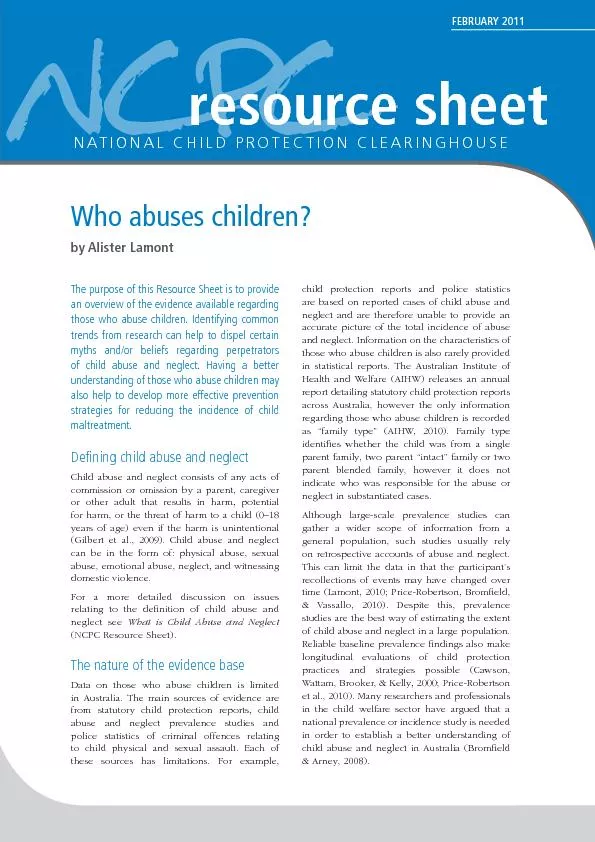 Who abuses children?