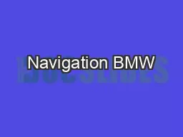 Navigation BMW