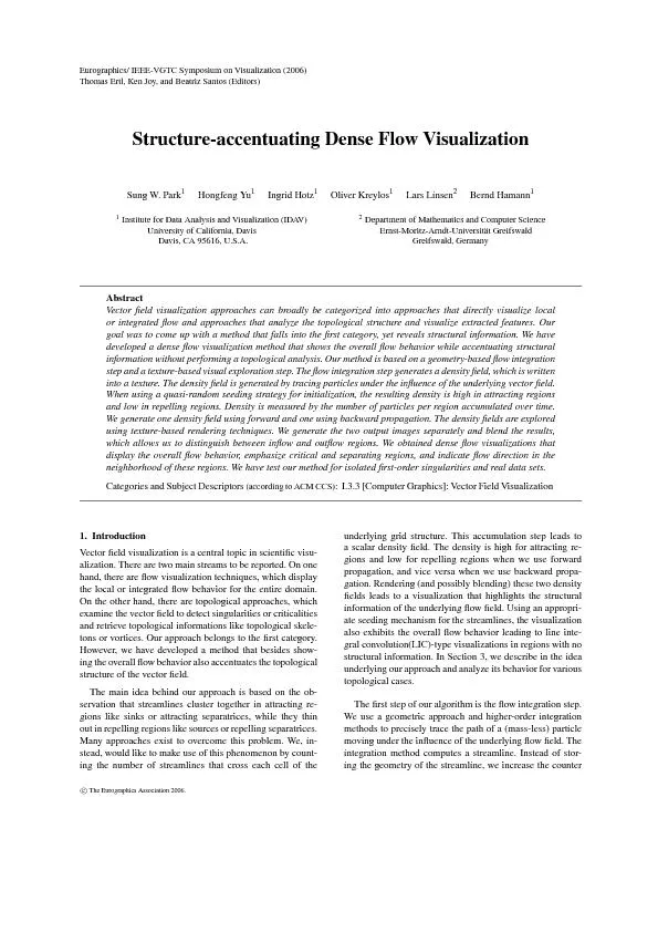 Eurographics/IEEE-VGTCSymposiumonVisualization(2006)ThomasErtl,KenJoy,
