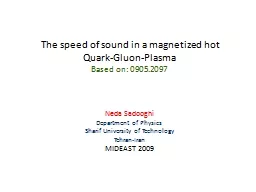 The speed of sound in a magnetized hot