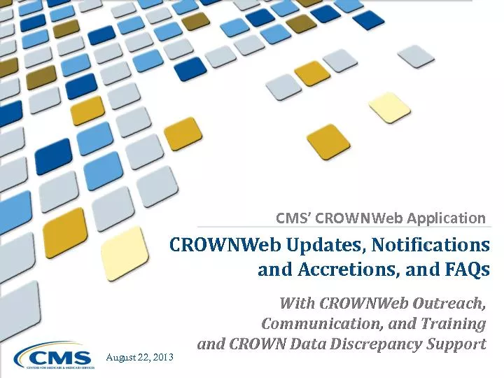 CMS’ CROWNWeb Application