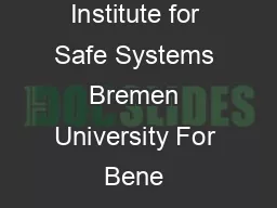 Determinization of B uchiAutomata Markus Roggenbach Bremen Institute for Safe Systems