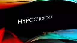 Hypochondria