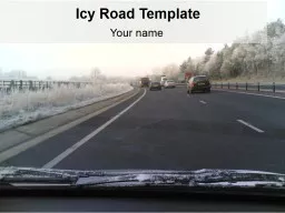 Icy Road Template