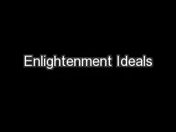 Enlightenment Ideals