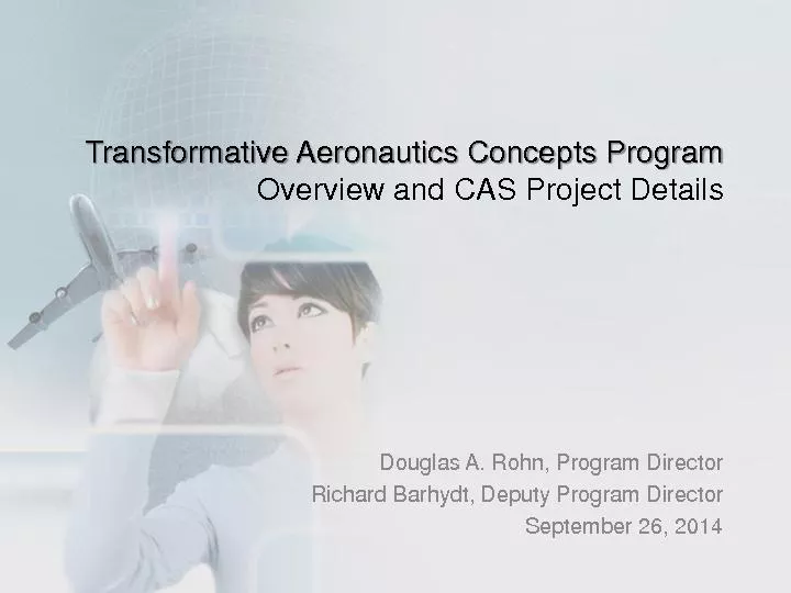 Transformative Aeronautics Concepts Program
