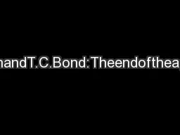 538S.J.SmithandT.C.Bond:Theendoftheageofaerosols