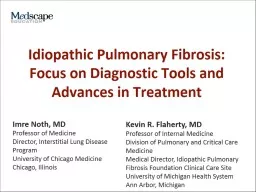 Idiopathic Pulmonary Fibrosis: Focus on Diagnostic Tools an