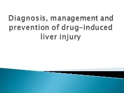 Diagnosis, management and