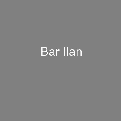 Bar Ilan