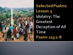 Selected Psalms Lesson 5