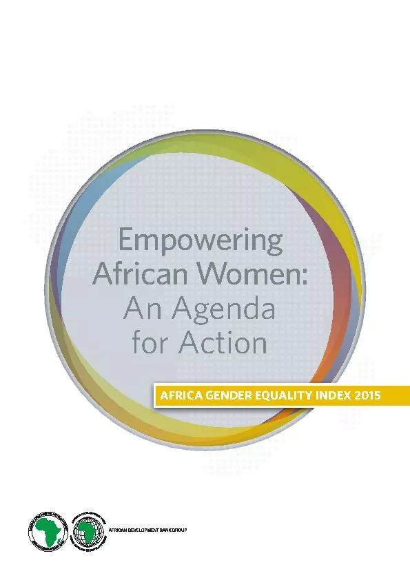 Empowering African Women:An Agenda for Action