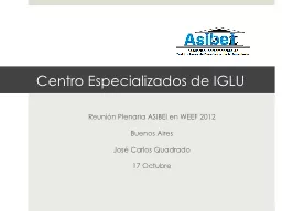 Centro Especializados de IGLU