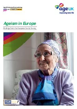 Ageism in Europe