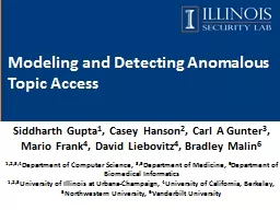Modeling and Detecting Anomalous Topic Access