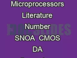 DACDACDACLFLM Application Note  CMOS DA Converters Match Most Microprocessors Literature
