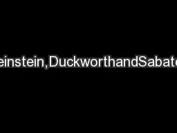 ource:Feinstein,DuckworthandSabates,2004.