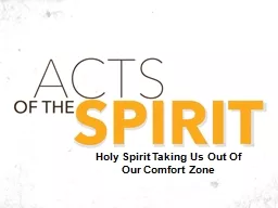 Holy Spirit Taking Us