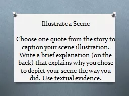 Illustrate a Scene