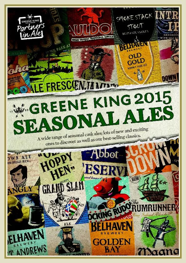A wide range of seasonal cask ales; lots of new and exciting ones to d