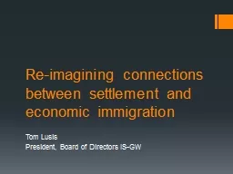 Re-imagining connections between settlement and economic im
