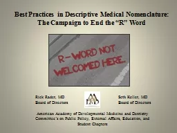 Best Practices in Descriptive Medical Nomenclature:  The Ca