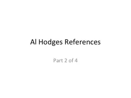 Al Hodges References
