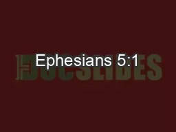 Ephesians 5:1