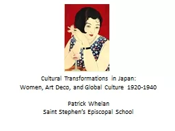 Cultural Transformations in Japan: