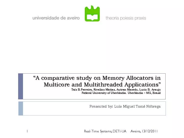 comparative study on Memory Allocators in