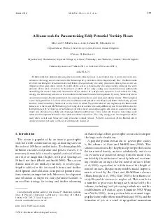 A Framework for Parameterizing Eddy Potential Vorticity Fluxes AVID P