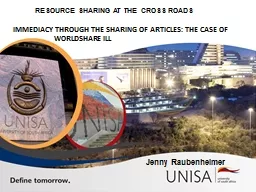 RESOURCE SHARING AT THE CROSS ROADS