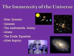 The Immensity of the Universe