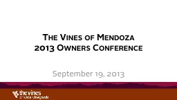 The Vines of Mendoza