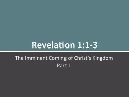 Revelation 1:1-3